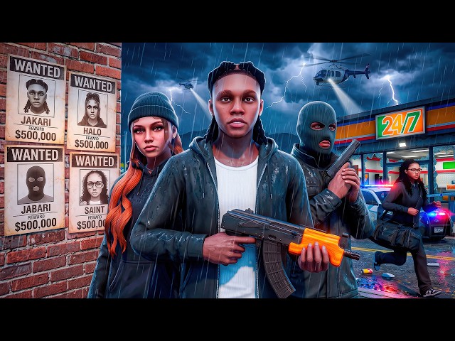 My GANG Became the MOST WANTED in GTA 5 RP..