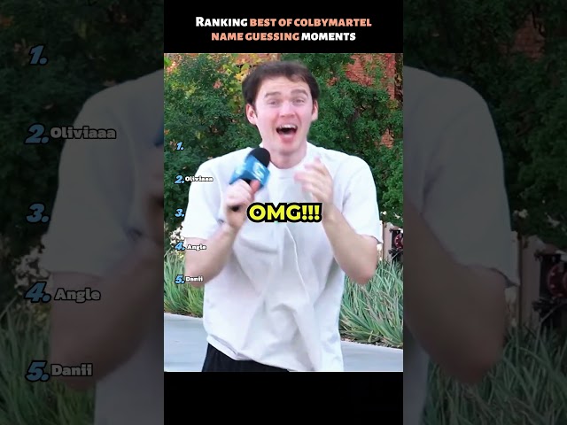 Ranking Best Of colbymartel name guessing mom