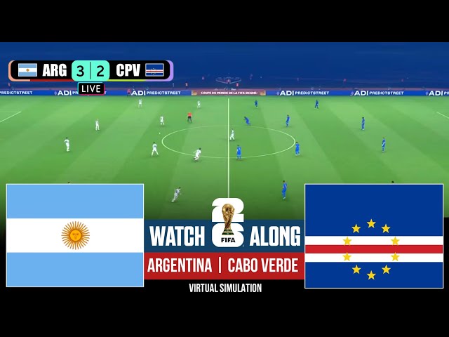 🔴 Argentina vs Cabo Verde | FIFA World Cup 2026 Simulation & Gameplay