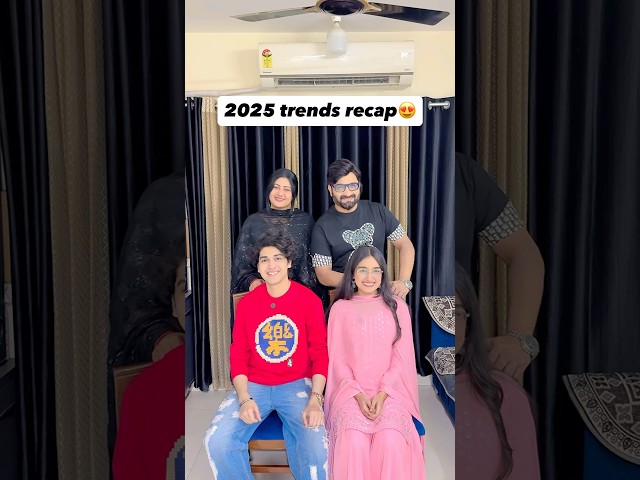 2025 trends recap😍 #zidaanshahidaly