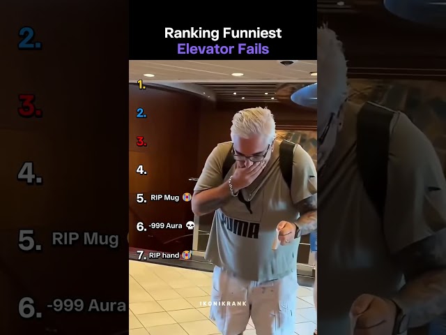 Ranking Funniest Elevator Fails 😭