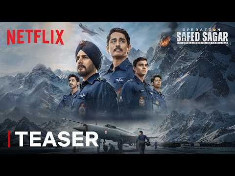 Operation Safed Sagar | Teaser | Siddharth, Jimmy Shergill, Abhay Verma & More | Netflix India