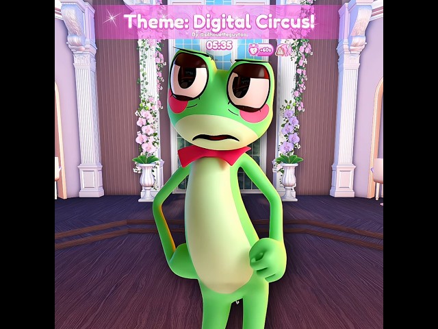[ Ribbit ] Dress to Impress MEMES 🤣 The Amazing Digital Circus #shorts