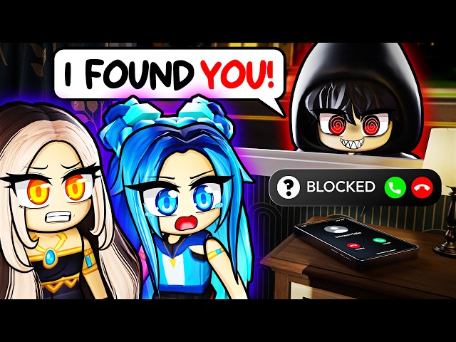 A CREEPY STRANGER Found Us in Roblox!