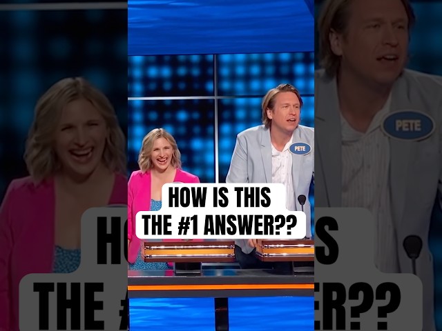I CAN’T BELIEVE thats the NUMBER ONE ANSWER 🤣 Losing my mind on  Family Feud. #peteholmes