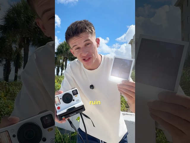 STOP shaking your Polaroid film 📸 #learningnewthings #polaroidphoto #polaroidcamera