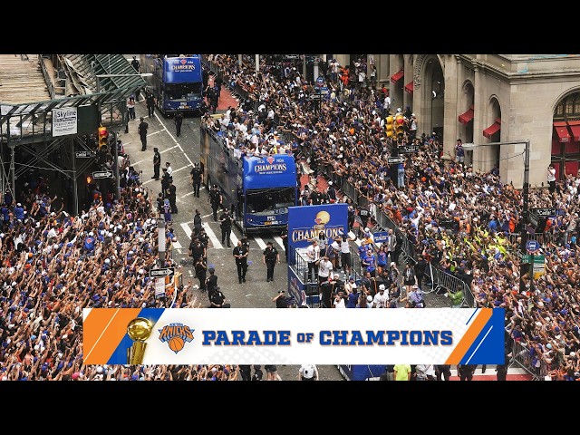 LIVE: Knicks Parade of Champions in New York City