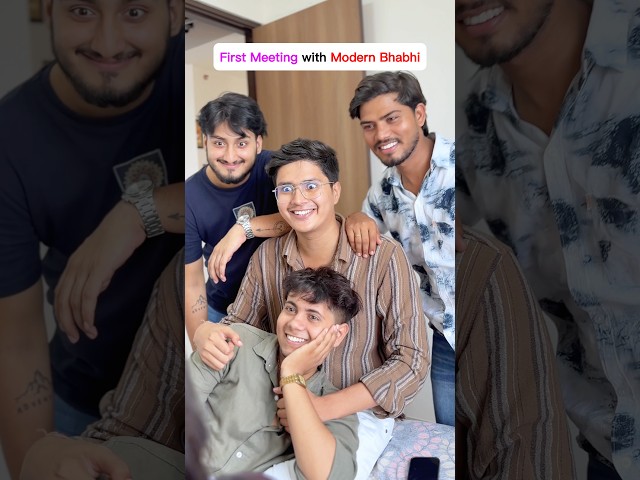 First Meeting with Modern Bhabhi (part 2)😂|| Guru Dwivedi #shorts #funny #bhabhi #devar #explore