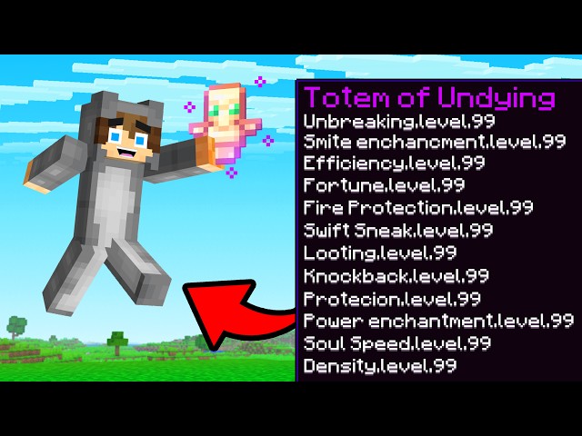 Minecraft, But Jumping Enchants Things...