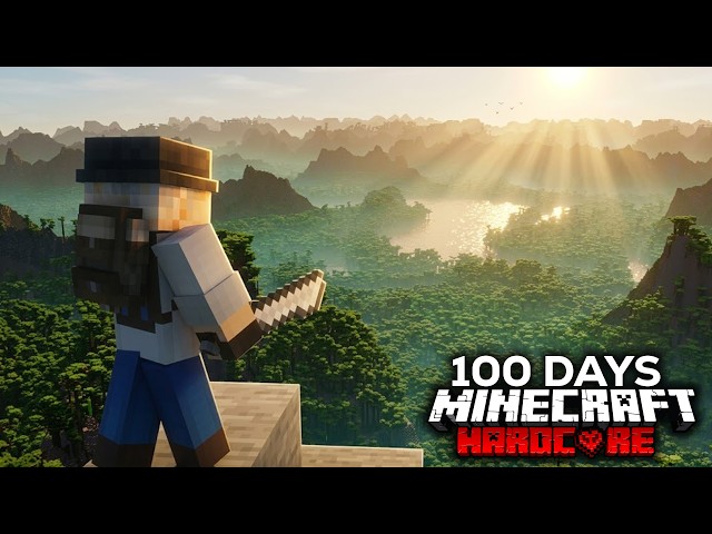 100 Days Across Amazon Jungle in Hardcore Minecraft
