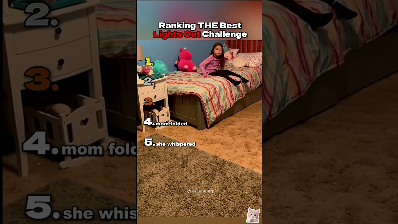 I Tried The CRAZIEST Lights Out Challenges 🤯💡! Ranked From WORST To BEST 😂 #fyp #viral #trending