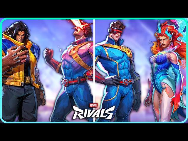 All Cyclops Unique Interactions & Hero Specific Eliminations Marvel Rivals