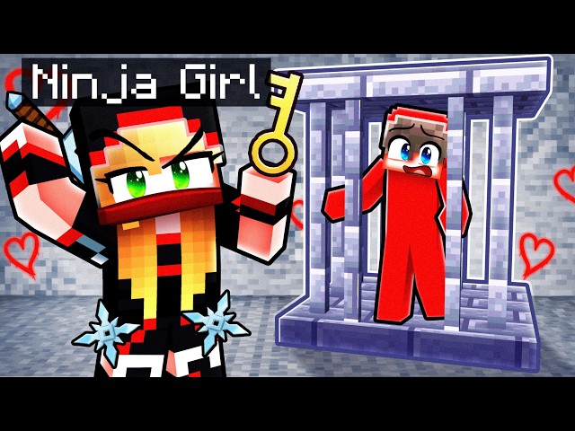 Kidnapped By A NINJA GIRL in Minecraft..