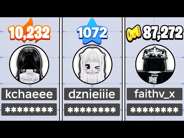 I logged into THE #1 GIRL ACCOUNTS in Roblox Rivals!