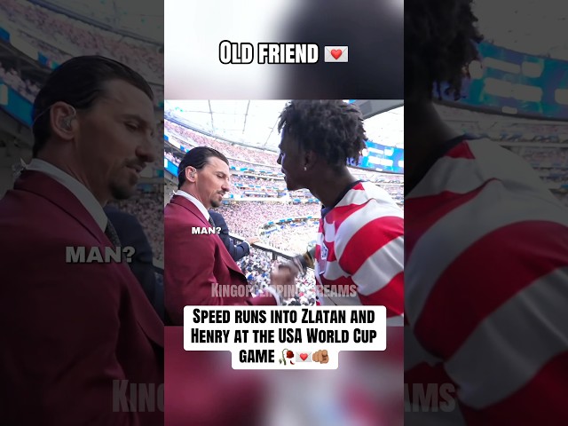 Ishowspeed reunites with Zlatan #ishowspeed #zlatanibrahimovic #worldcup #fyp #irl