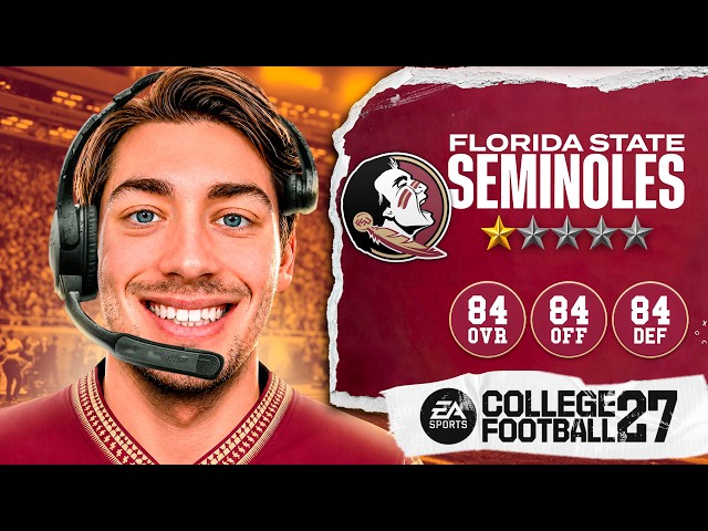 I Rebuilt Florida State on College Football 27