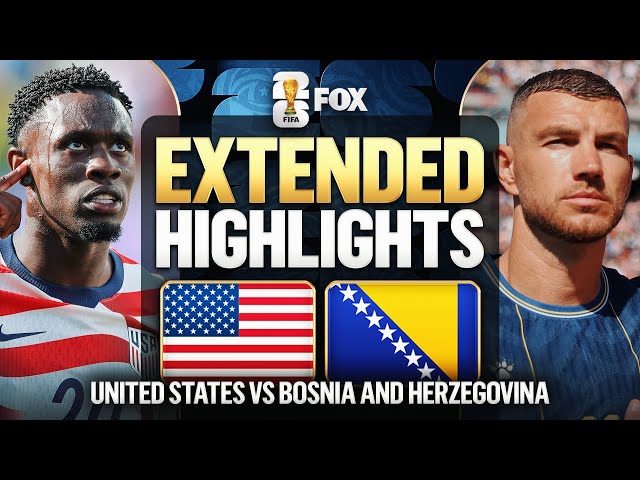 United States vs Bosnia and Herzegovina Highlights 🌎🏆 2026 FIFA World Cup™ | Round of 32
