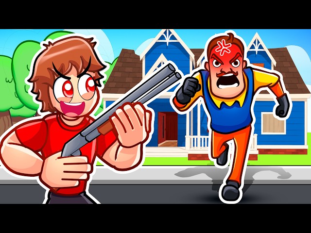 Using GUNS in Hello Neighbor...