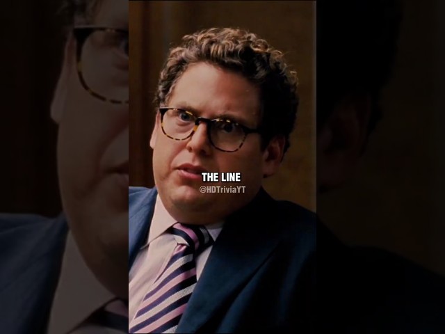 How Jonah Hill Got Back At Leonardo DiCaprio | The Wolf of Wall Street #shorts