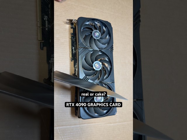 This 4090 GPU is cake?!