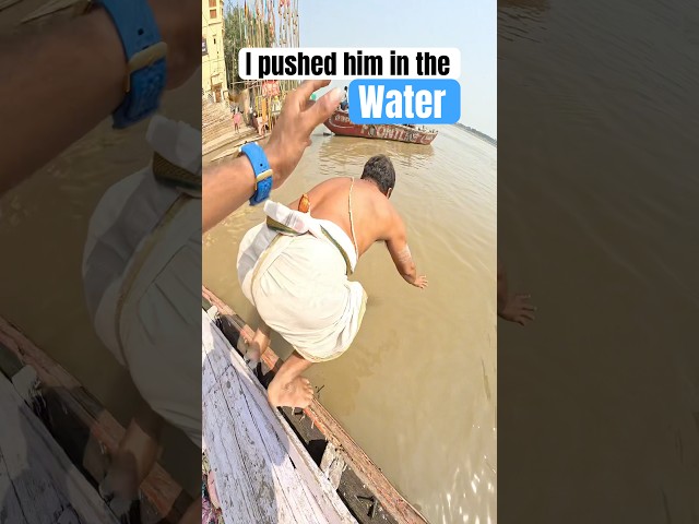 Most funny 😂 video in varanasi ghat #funny #funnyshorts #ganga #varanasi #ghat #youtubeshorts