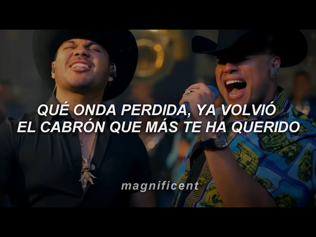 Grupo Firme & Gerardo Coronel - Qué Onda Perdida (Letra)