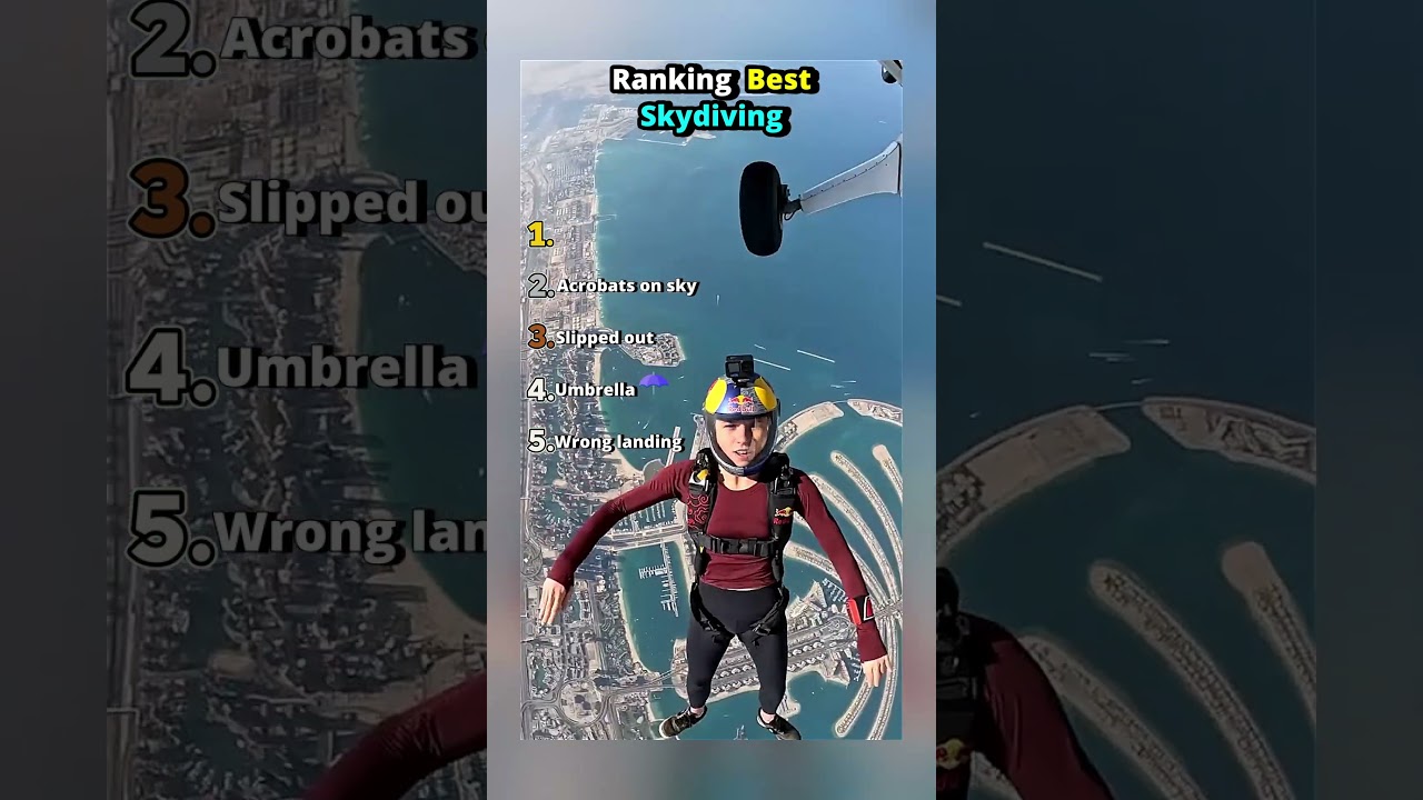 Ranking the Best Skydiving Moments 🪂
