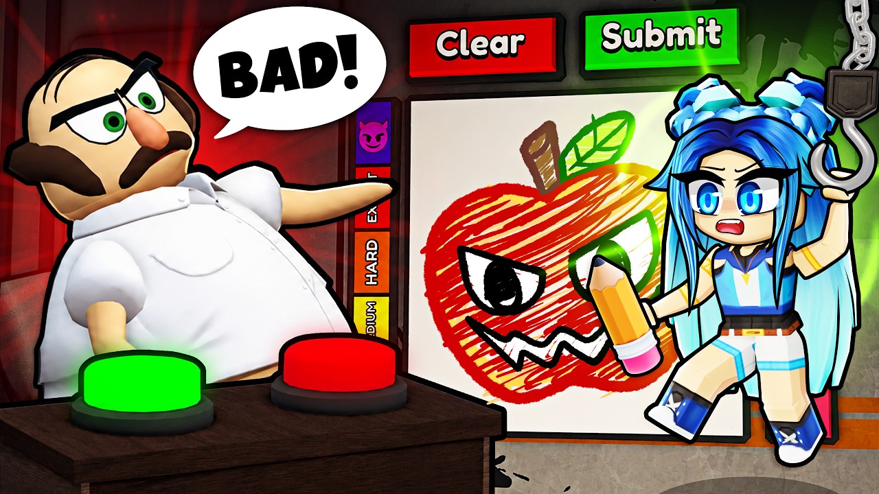 DRAW or GET EATEN in Roblox!