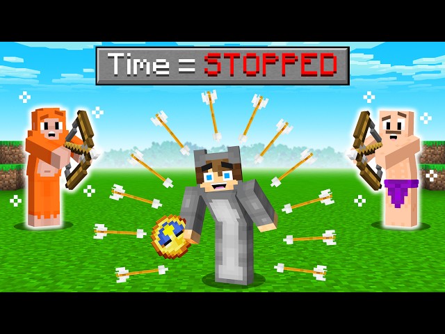 Minecraft Hunters vs Speedrunner But I CONTROL TIME!