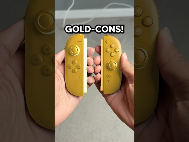 Golden Switch 2 Joy-Cons!