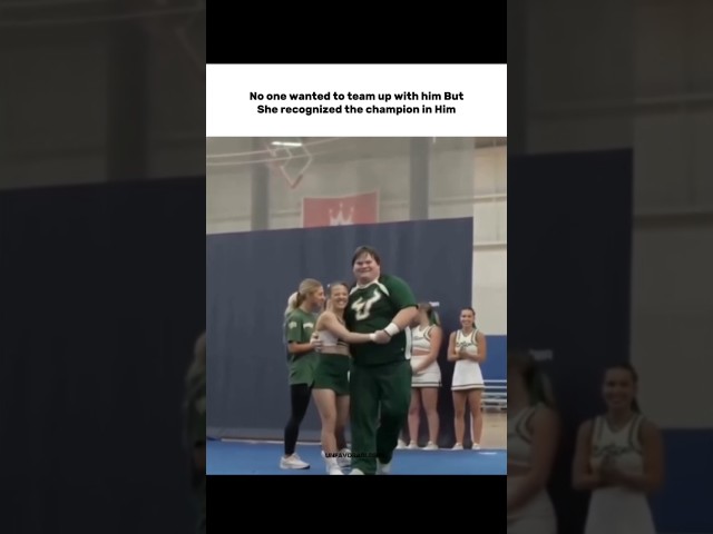 No one wanted to team up with him But she recognized the champion in him #shortfeed #fy