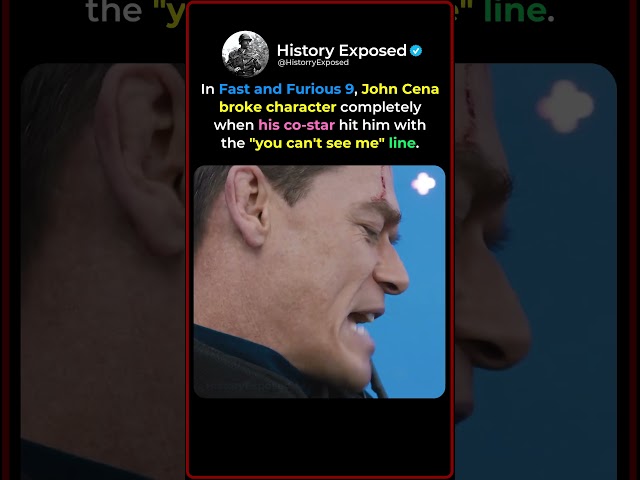 When John Cena Broke Character in Fast and Furious 🤜😂