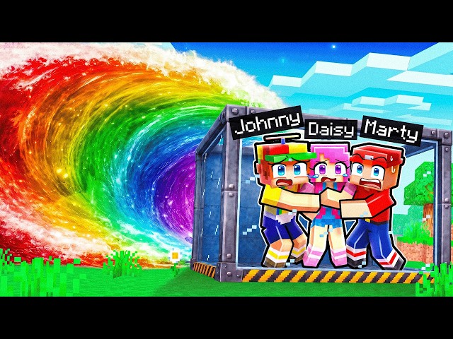 RAINBOW TSUNAMI vs DOOMSDAY BUNKER In Minecraft!