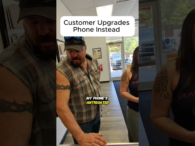CUSTOMER UPGRADES PHONE 📱 #brokenfix #smartphone #problemfix #cellphone #sale #buy #cellphone