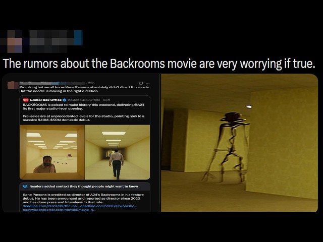 The Backrooms Situation Is Sad