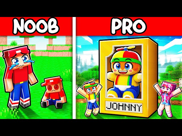 NOOB vs PRO TURNING INTO TOYS Build Challenge!