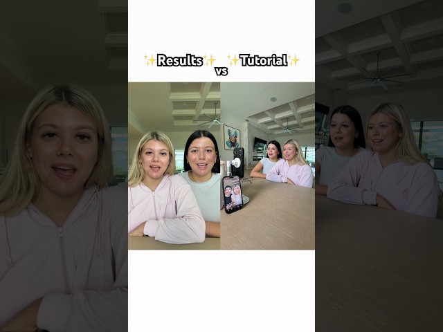 ✨Results✨vs✨Tutorial✨ #shorts #funny #challenge