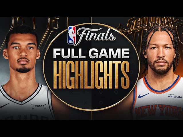 #2 SPURS at #3 KNICKS | NBA FINALS GAME 3 HIGHLIGHTS | June 8, 2026