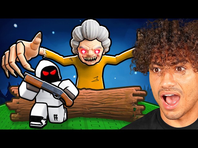 Surviving 50 NIGHTS At GRANDMA'S In Roblox..