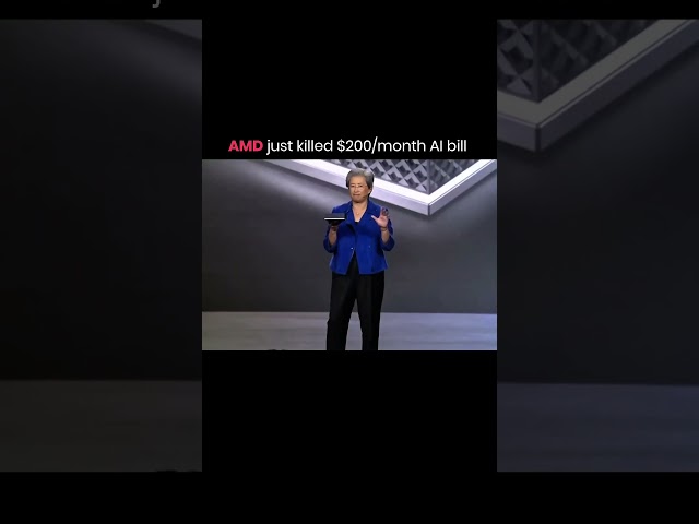 AMD's new AI PC #amd #lisasu #gpu