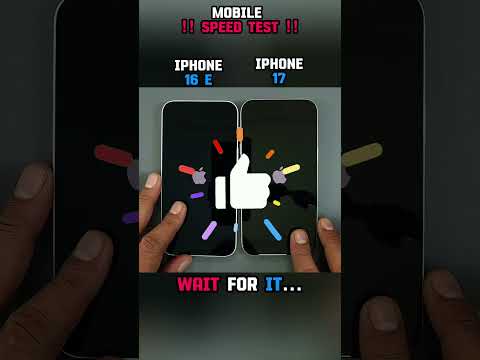 🚀⚡ IPHONE 17E VS IPHONE 17 SPEED TEST!!