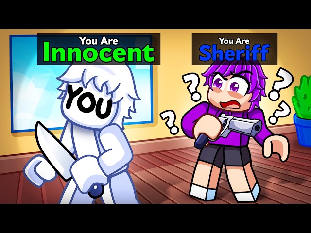 YOU are FAKE INNOCENT as MURDERER in Murder Mystery!
