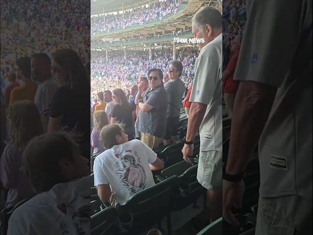 WATCH: Cubs fan SLAPS spectator during national anthem