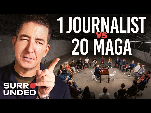 1 Journalist vs 20 Trump Supporters (ft Glenn Greenwald) | Surrounded