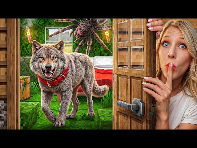 I Built a Minecraft Zoo in my House!