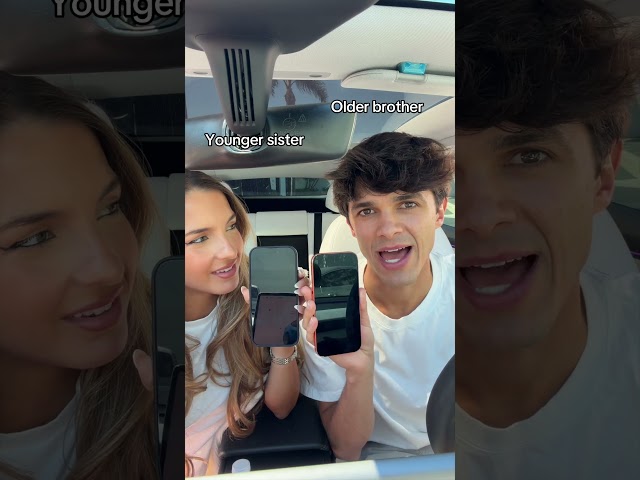 The ultimate sibling test!