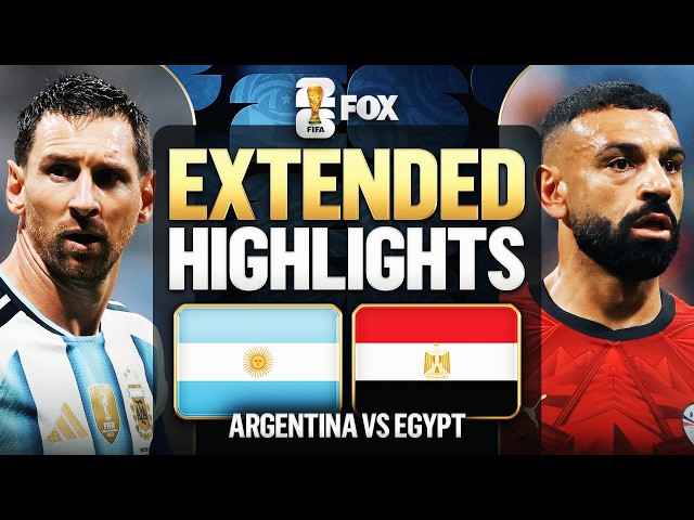 Argentina vs Egypt Highlights 🌎🏆 2026 FIFA World Cup™ | Round of 16