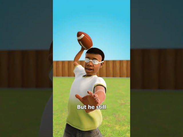 The Blind Kid Quarterback 😮