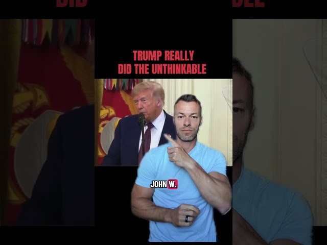 Trump Makes Shocking Mistake During Military Ceremony 😳 #Trump #Politics #News