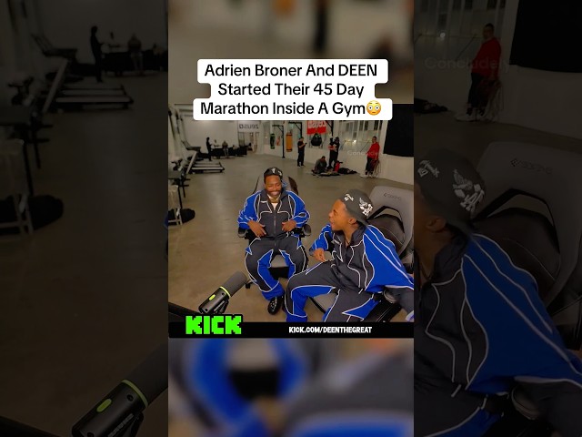 Adrien Broner And DEEN Started Their 45 Day Marathon Inside A Gym😳